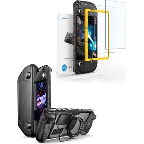 JSAUX PC0104 ModCase for Steam Deck + 2-Pack Steam Deck Screen Protector