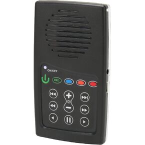 Portable Bible Player,Mini Portable Solar Powered Electronic Bible Audio Player Built in 8G Capacity for Bible Listener, (English KJV with French with Aramaic)