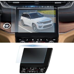 BIBIBO for 2024 Jeep Grand Cherokee L Screen Protector Matte 2021-2025 Jeep Grand Cherokee L (Limited/Overland/Summit/Summit Reserve) 10.1" Tempered Glass[Anti-Glare& Scratch Ultra-Clear]Jeep Grand Cherokee L Accessories 2021-2025