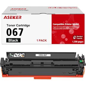 067 Toner Cartridge Black Compatible Replacement for Canon 067 CRG067 067H Toner Cartridge for Canon imageCLASS MF650 MF653Cdw MF654Cdw MF656Cdw LBP630 LBP632Cdw LBP633Cdw Printer (1-Pack )