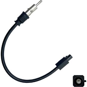 Radio Antenna Adapter Compatible with Dodge Ram Jeep Wrangler Aftermarket Radio Stereo Antenna Adapter for C-Class Sprinter Buick Cadillac Aftermarket Stereo Antenna Connector Cable Plug