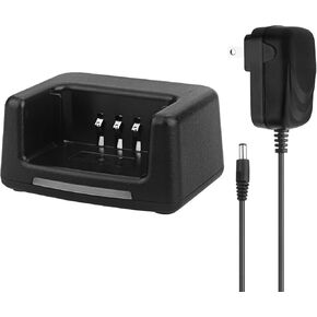Baofeng DR-1801 Charger ، الإخراج DC8.4V قاعدة شاحن سطح المكتب مع محول الولايات المتحدة ل Baofeng DR-1801 DMRS راديو ثنائية الاتجاه (حزمة واحدة)