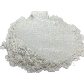 Black Diamond Pigments® | (Pure Pearl White) Pigment is a premium professional, non-toxic mica with unrivaled color saturation that blends with epoxy resin, nail polish, slime, lip gloss, soap, and acrylic