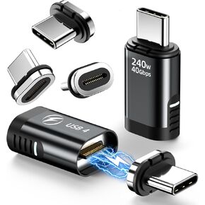 240W Straight USB C Magnetic Adapter + Tips - 5 Pack