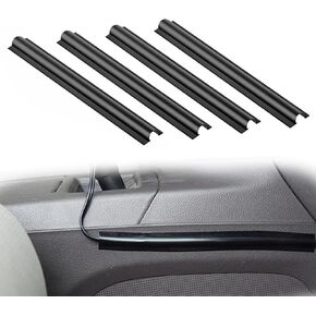4 PCS سيارة مخفي الأسلاك ، PVC ذاتي الاضطراب التلقائي واقي مخفي ، منظم سلك الأذو