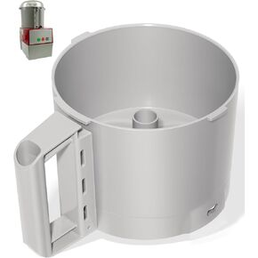 112204S Cutter Bowl Fit For Robot Coupe R2 3L Gb, R2 DICE, R2 Dice, R2B, R2N, R2N-2477306703H-09 Food Processor, 3 Quart Batch Bowl, Gray