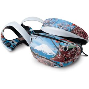 Mayyskins Skin متوافق مع Sony PlayStation VR2 - يطل على Fuji | غلاف الالتفاف الواقي ، الدائم ، والفريد من نوعه | من السهل تطبيق وتغيير الأنماط | صنع في الولايات المتحدة