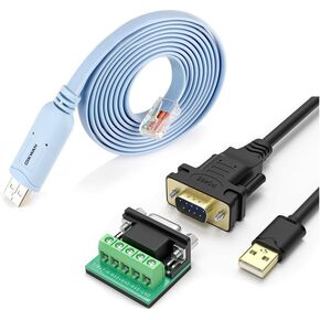 كابل وحدة التحكم في USB 12 قدمًا و USB إلى RS485/RS422 كابل محول المنفذ التسلسلي مع شريحة FTDI يدعم Windows 11 10 8 7 XP Mac 6 Feet