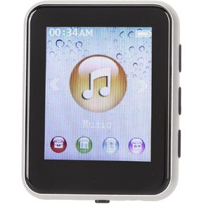 1.8 بوصة مشغل MP3 الكامل ، مشغل موسيقى بلوتوث 5.0 مع ROM 8GB ROM ، دعم توسع بطاقة TF ، بنيت في راديو FM ، عداد الخطى (الفضة)