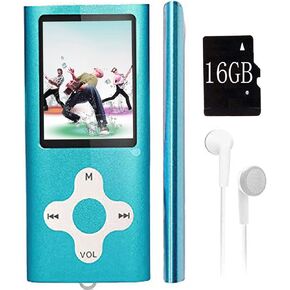 Mp3 Player,Music Player with a 16 GB Memory Card Portable Digital Music Player/Video/Voice Record/FM Radio/E-Book Reader/Photo Viewer/1.8 LCD