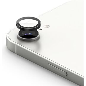 Ringke Camera Lens Frame Glass [Individual Lens Covers] Compatible with iPhone 16e Camera Lens Protector, Tempered Glass Covers and Aluminum Alloy Frames - 2 Pack