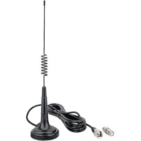 CB Radio Antenna 27MHz Magnetic Base CB Antenna Kit with PL259 BNC Male Adapter Compatible with Cobra Uniden Midland Maxon Car Mobile CB Radio Portable Handheld CB Radio