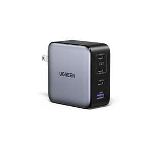 UGREEN Nexode 200W USB C Charger Block, 4-Port GaN Type C Charger Fast Charging, Compact Power Adapter Foldable Compatible for MacBook Pro/Air, HP 14, Dell XPS, iPad, iPhone 16