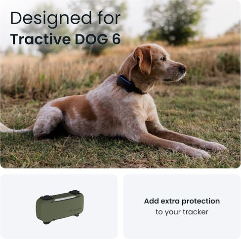 Tractive GPS Dog 6 Tracker Cover - Olive in Saudi Arabia