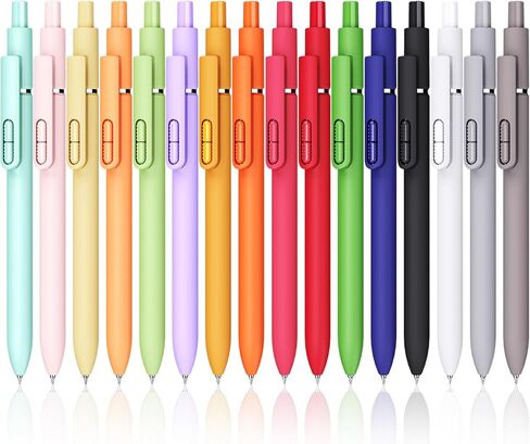 8 Pcs Gel Pens, 0.5mm Quick-dry Black Ink Pens Fine Point Smooth Writing Pens, High-End Series Pens for Journaling Note Taking, Cute Office School Supplies Gifts for Women Men in Saudi Arabia