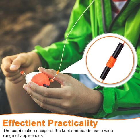 SILANON Bobber Stops for Fishing Floats,100/200pcs Slip Bobber Stops with Plastic Beads Bobber Stoppers for Fishing Line Float Bobber Stops String Knots Freshwater Saltwater in Kuwait