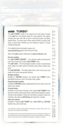 addi Turbo Rockets 16-inch (40cm) Circular Knitting Needle; Size US 10 (6.00 mm) in Saudi Arabia
