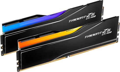 G.SKILL Trident Z5 CK RGB Series (Intel XMP 3.0) DDR5 RAM 48GB (2x24GB) 8200MT/s CL40-52-52-131 1.40V Desktop Computer Memory CUDIMM - Mirror Black (F5-8200C4052G24GX2-TZ5CRK) in Saudi Arabia