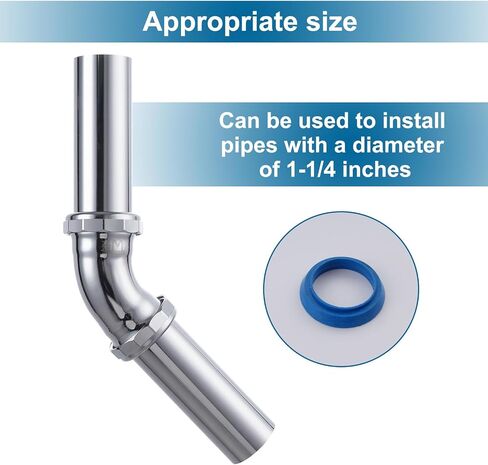 Heavy-Duty 90-Degree Elbow with Slip-Joint Connection, Chrome in Saudi Arabia