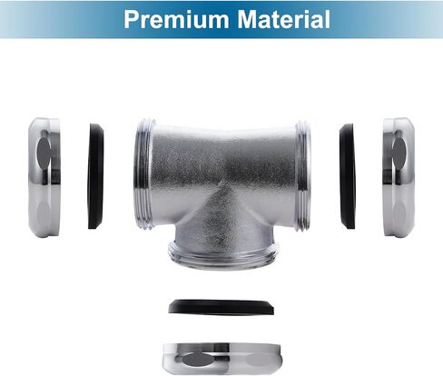 Heavy-Duty 90-Degree Elbow with Slip-Joint Connection, Chrome in Saudi Arabia