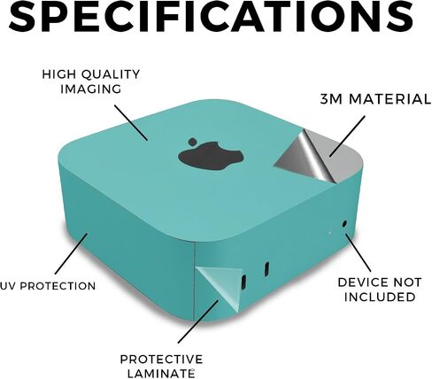 الجلد متوافق مع Apple Mac Mini M4 (2024) - حمم البركان - غطاء ملصق واقي فينيل 3M Premium 3M - يسهل تطبيقه | مصنوع في الولايات المتحدة الأمريكية من قبل Mayyskins in Kuwait