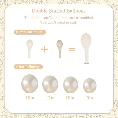 Dusty Pink Blush Balloon Arch Kit 108Pcs Double Stuffed Pearl pink White Balloons Pink Rose Blush Clear Balloons for Baby Shower Bridal Shower Wedding Birthday Party Decorations in Saudi Arabia