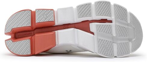 On Women's Cloudflyer 4 Sneakers, Peach/Aloe, 9.5 Medium US in Saudi Arabia