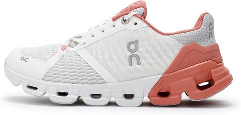 On Women's Cloudflyer 4 Sneakers, Peach/Aloe, 9.5 Medium US in Saudi Arabia