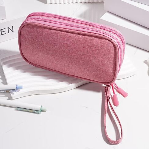 for Electronic Organizer, Travel Cable Organizer Bag Pouch Electronic Accessories Carry Case Portable Waterproof Double Layers Storage Bag for Cable, Cord, Charger, SD Card,Earphone - Flower in Saudi Arabia