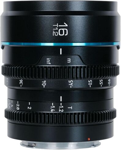 SIRUI Night Walker T1.2 S35 Cine Lens Set, 16mm, 75mm, Large Aperture Manual Focus Lens (MS-2SRG, RF Mount, Metal Grey) in Kuwait
