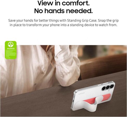 Samsung Galaxy S25 Ultra Clear Phone Case ، غطاء وقائي شفاف ، تصميم أنيق وسلس ، دائم ، إصدار أمريكي ، EF-QS938CTEGUS in Kuwait