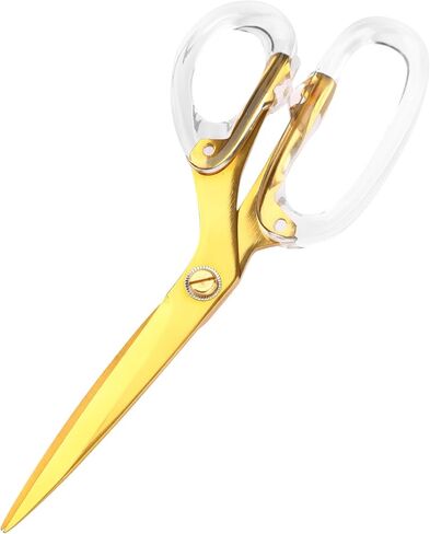 8 Inch Pink Craft Scissors, Medium Size Scissors, Stainless Steel Blades and Handle, Right and Left Hand Use, Office Multi Purpose Scissors in Saudi Arabia