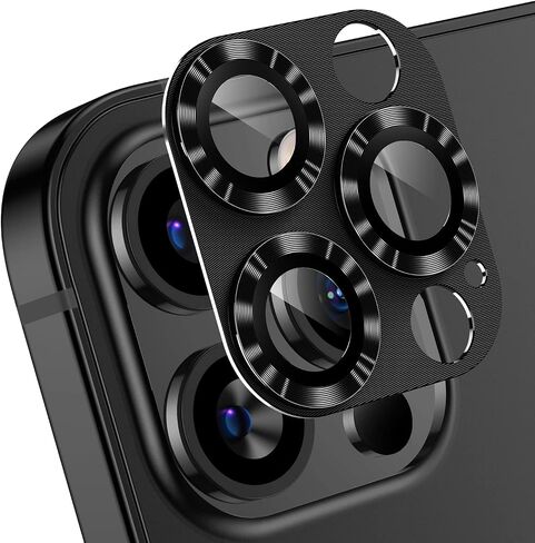 Afarer for iPhone 14 Pro/14 Pro Max Camera Lens Protector ، [امتصاص قوي] [مقاوم للخدش] [سهلة التثبيت] ، حامي شاشة الكاميرا الزجاجية المصنوعة من الألومنيوم (1 PCS) in Kuwait