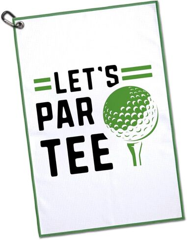 GEYGIE Just A Dog Mom Who Loves Golf Polyester and Cotton Blend Golf Towel, Funny Golf Towel Gifts and Golf Accessories for Women Mom Mother, Mothers Day Birthday Gift for Golf Lover Dog Lover in Saudi Arabia