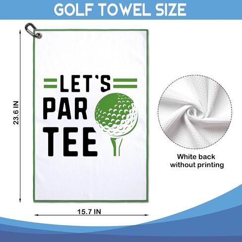 GEYGIE Just A Dog Mom Who Loves Golf Polyester and Cotton Blend Golf Towel, Funny Golf Towel Gifts and Golf Accessories for Women Mom Mother, Mothers Day Birthday Gift for Golf Lover Dog Lover in Saudi Arabia