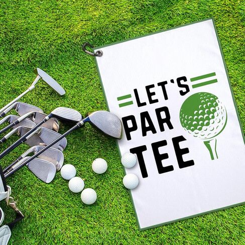 GEYGIE Just A Dog Mom Who Loves Golf Polyester and Cotton Blend Golf Towel, Funny Golf Towel Gifts and Golf Accessories for Women Mom Mother, Mothers Day Birthday Gift for Golf Lover Dog Lover in Saudi Arabia