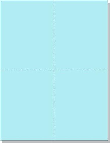 NextDayLabels - 8-1/2 x 11 Laser and Inkjet Printer Postcards 4 up Per Page, (4-1/4" x 5-1/2" After Perf) EXTRA HEAVY 250 Sheets / 1000 Cards in Kuwait