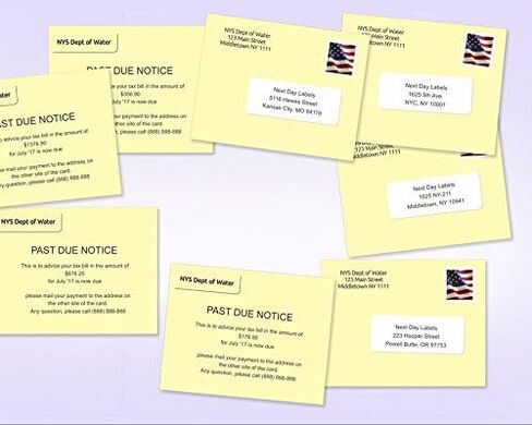 NextDayLabels - 8-1/2 x 11 Laser and Inkjet Printer Postcards 4 up Per Page, (4-1/4" x 5-1/2" After Perf) EXTRA HEAVY 250 Sheets / 1000 Cards in Kuwait