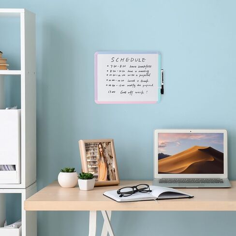 Mr. Pen- Dry Erase Board, 14" x 11" with a Black Dry Erase Marker, Lawn Green Frame, Small White Board, White Board for Kids, White Board for Students, Small Dry Erase Board, Mini White Board in Saudi Arabia