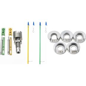 PCPS+Tight Tolerance Stainless COMPETITON Grade Priming Shell Holder Set+Color Matched Primer Tubes