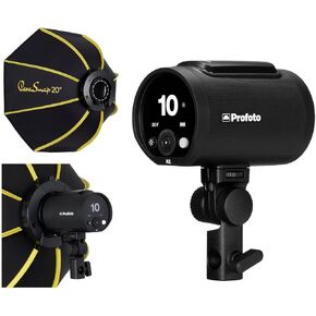 Profoto A2 The Little Big Off Camera Flash Head w/Glow 20" ParaSnap Octa Softbox