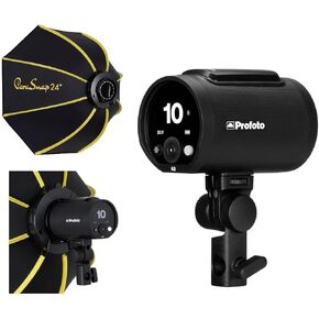 Profoto A2 The Little Big Off Camera Flash Head w/Glow 24" ParaSnap Octa Softbox