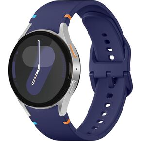 لا توجد فرق فجوة متوافقة مع Samsung Galaxy Watch 7 6 5 4 Band 44mm 40mm/ for Galaxy Watch 5 Pro Band 45mm/ Watch 6 4 Classic 47mm 43mm 46mm 42mm ، silicone sport strap women men men