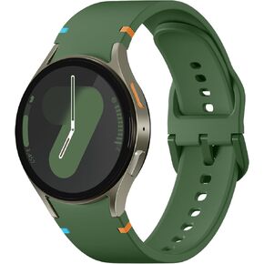 No Gap Bands Compatible with Samsung Galaxy Watch 7 6 5 4 Band 44mm 40mm/for Galaxy Watch 5 Pro Band 45mm/ Watch 6 4 Classic 47mm 43mm 46mm 42mm,Soft Silicone Sport Replacement Strap Women Men in Kuwait