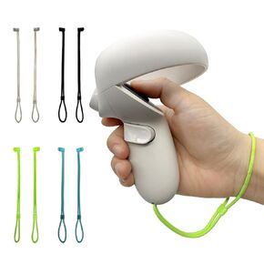 Hupaivrmrar Wrist Strap For Meta Oculus Quest 2 Controller Straps Replacement Adjustable Easy Attach Sturdy Hand Strap (1 pair) (Green)
