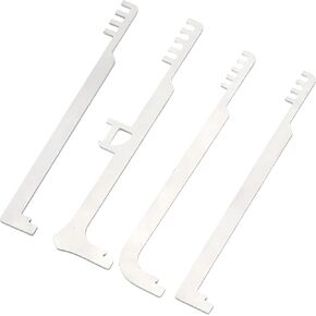 (4PCS) Comb Pick Stainless Steel Tools, Comb Lock Picks Metal Teeth Tools Portable Stainless Steel Pick Combs for Firefighting Repair multitools