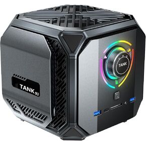 Mini Gaming PC - GeForce RTX 4060 8GB GDDR6 Desktop Computer, i9 12900H (14C/20T, 5.0GHz Max) 32GB DDR5 RAM 1TB PCIe 4.0 SSD, 4x Display/Thunderbolt 4/Wi-Fi 6/BT 5.0/2x 2.5G LAN/Win 11 Pro/SD