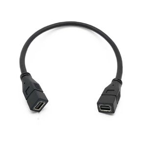 Mini Displayport Female to Female Straight Signal Transmission Extension Cable 30CM