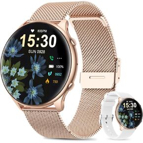 Watches for Women with Menstrual Cycle Tracker, 1.39" HD Smart Watch, Heart Rate/Sleep Monitor, IP67 Waterproof, Women’s Watch Fitness Tracker Compatible with iOS Android