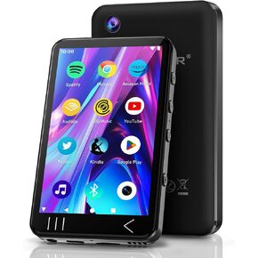 G7 MP3 Player with Bluetooth and WiFi- MP3 Player with Spotify and Camera, Android MP3 Player, Touchscreen 16GB MP4 Music Player with Speaker, Spotify, YouTube